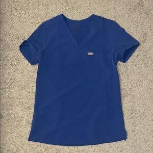 Figs Denim Blue Catarina Top